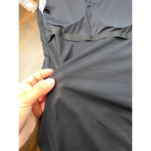 Smismivo Womans Black Medium Tummy Control Halter One Piece Slimming Swimsuit - Picture 16 of 16